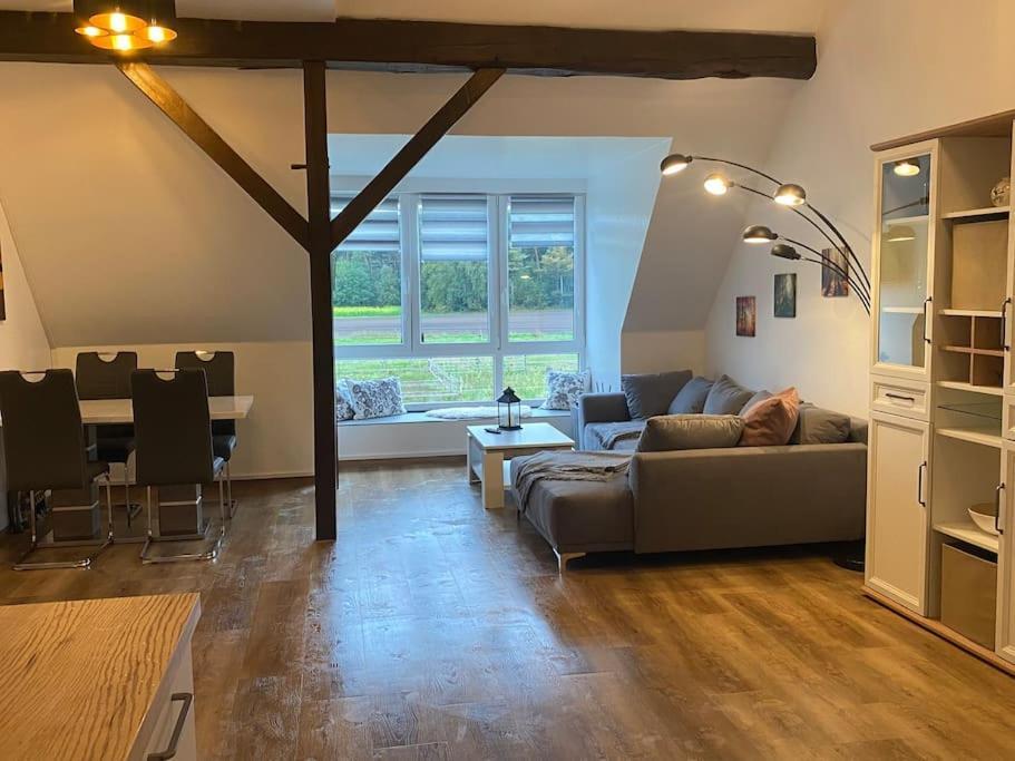Wunderschoene Ferienwohnung Auf Dem Bauernhof Greven Eksteriør billede