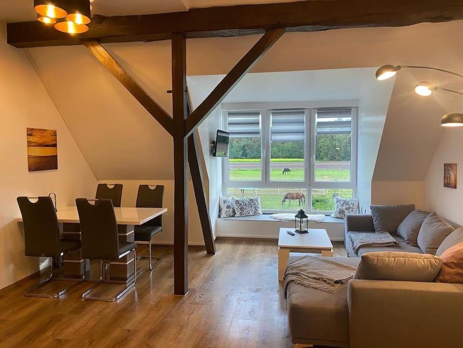 Wunderschoene Ferienwohnung Auf Dem Bauernhof Greven Eksteriør billede