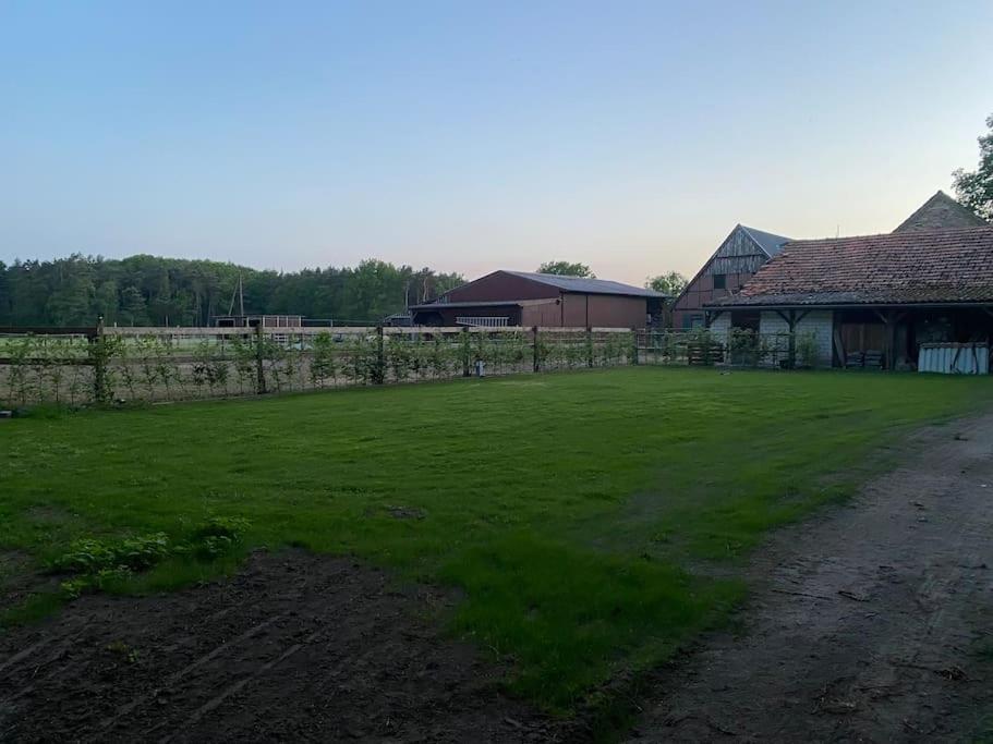 Wunderschoene Ferienwohnung Auf Dem Bauernhof Greven Eksteriør billede