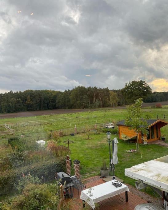 Wunderschoene Ferienwohnung Auf Dem Bauernhof Greven Eksteriør billede